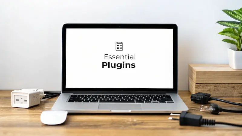 install only essential plugins